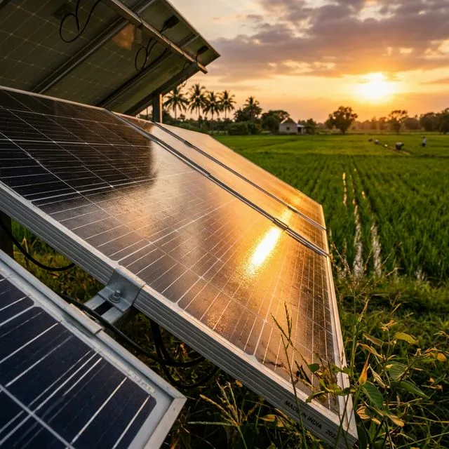 Solar powered irrigation system Trichy