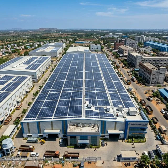 50kW commercial solar facility Trichy